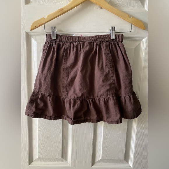 Roxy girls skirt- embroidered on fabric flowers - Picture 3 of 8